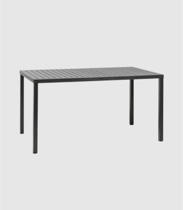 Large rectangular Cube table in anthracite