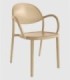 Sillón redondo Bora beige