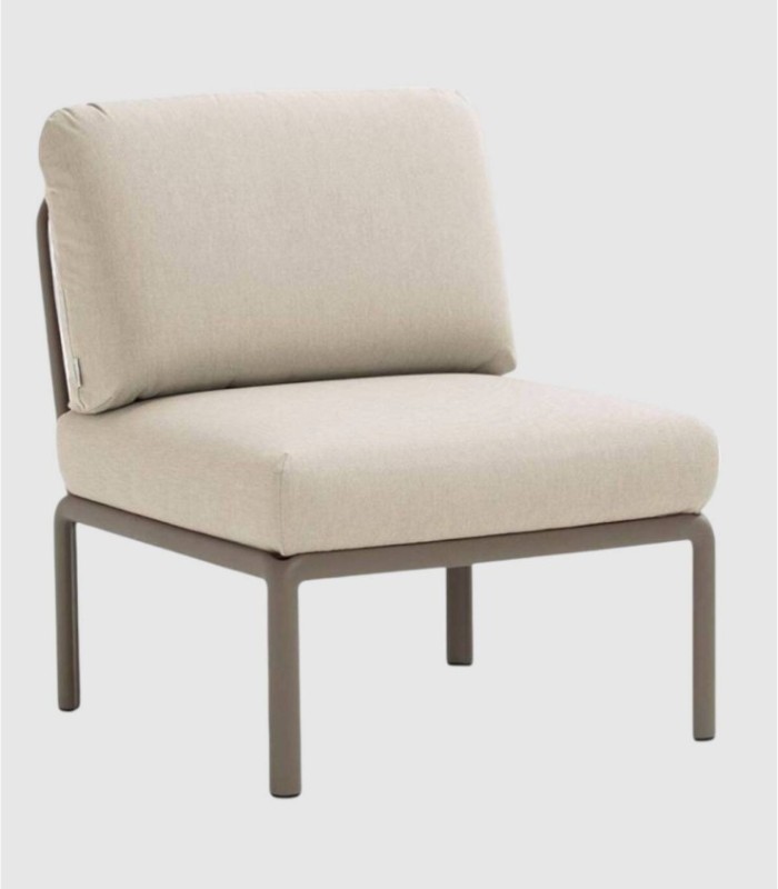 Sofá Komodo elemento central tortora tech panama