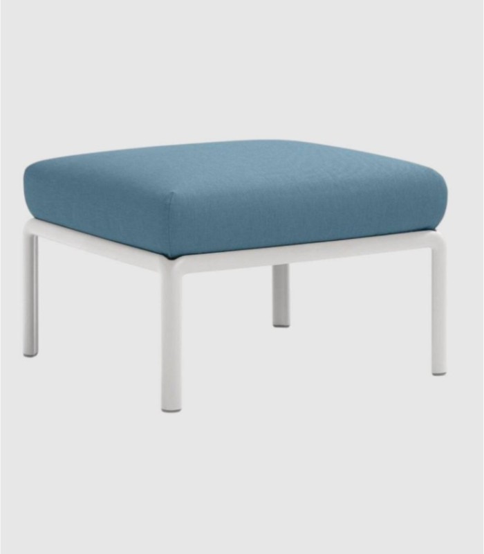 Puff del sofá modular Komodo bianco adriatic
