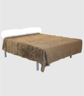 Large brown Lena blanket