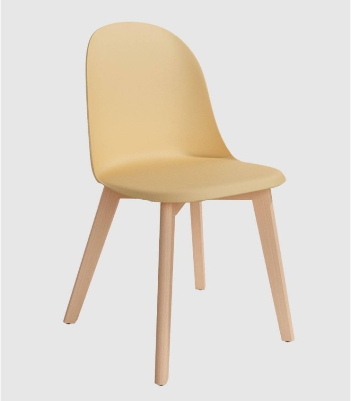 Miami yellow set of 4 chairs