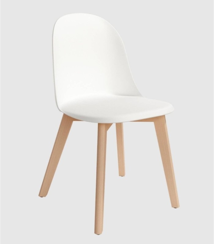 Set of 4 white Miami chairs