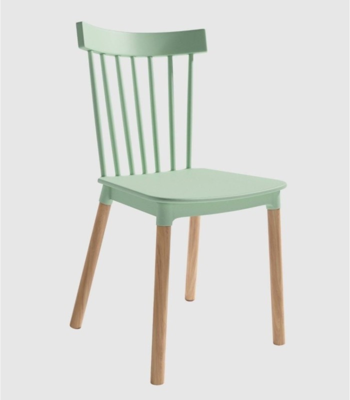 Set van 4 Dublin mos stoelen