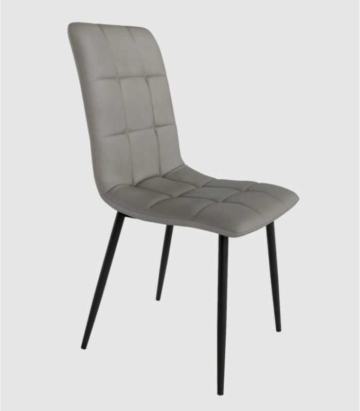 Silla tapizada plomo Lisboa