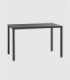 Mesa rectangular pequeña Cube antracita