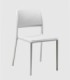 Silla plástico Riva blanco