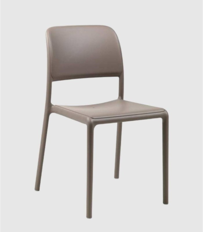 Riva Tortora plastic stoel
