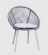 Silla aluminio Spade gris