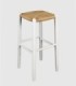 Taburete madera Stipa blanco