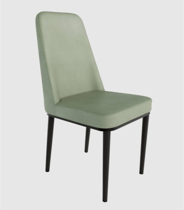 Silla tapizada musgo Oslo