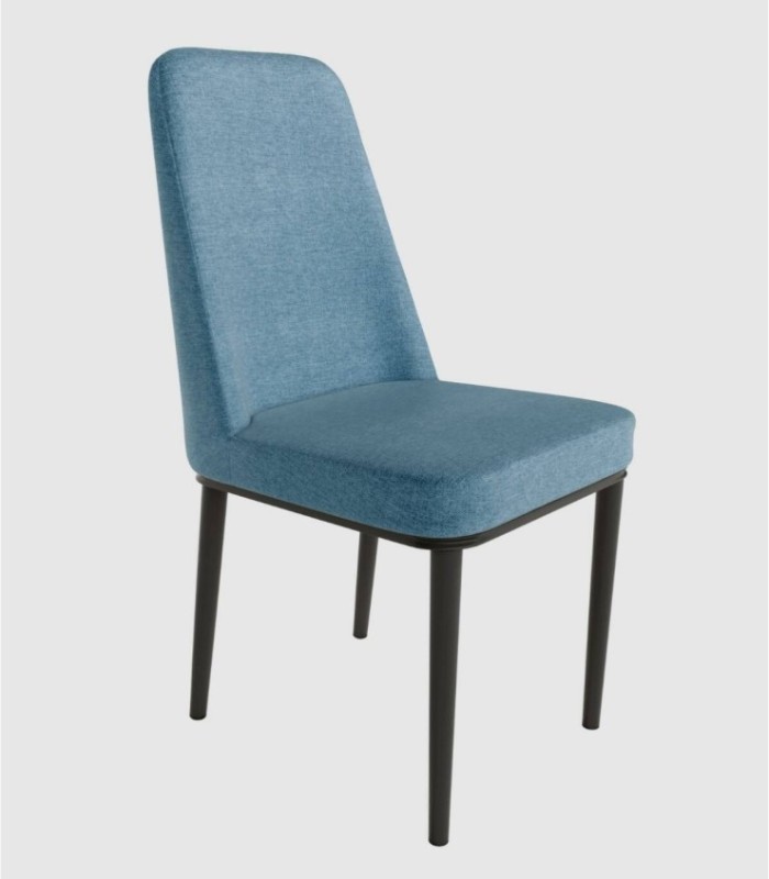 Oslo blue upholstered chair