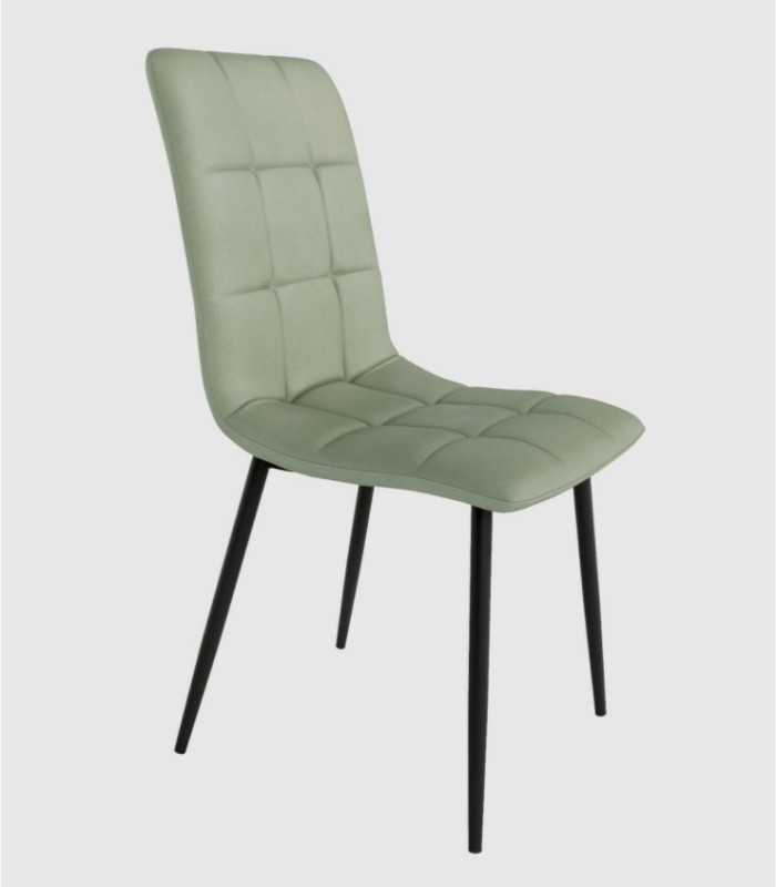 Silla tapizada beige Lisboa