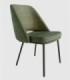 Silla tapizada verde Beirut