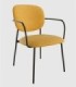 Sillón tapizado mostaza Osaka