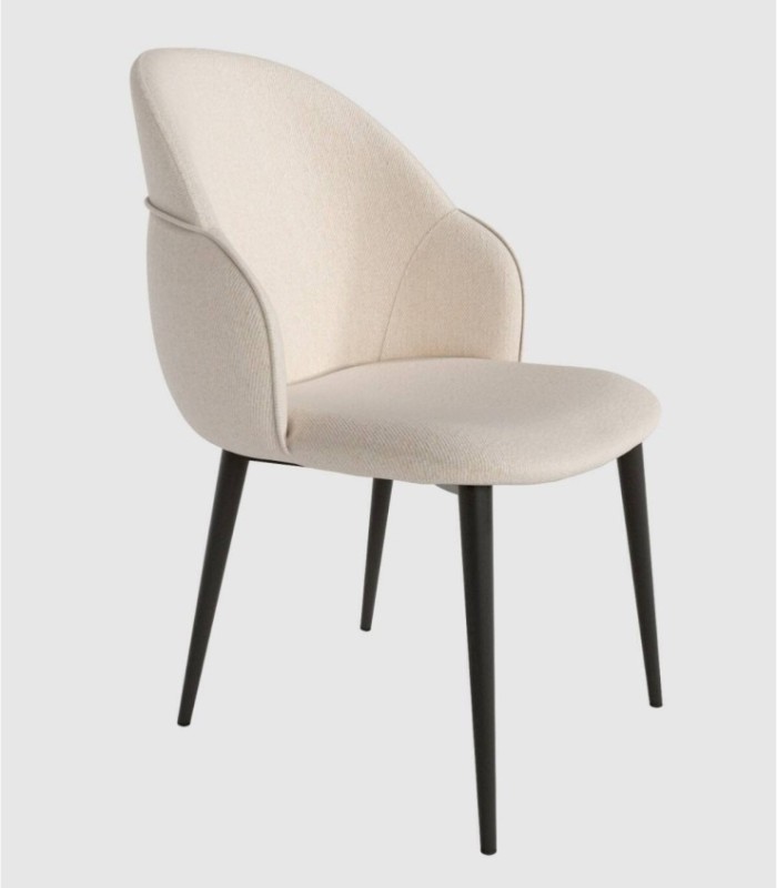 Silla tapizada nacar Venecia