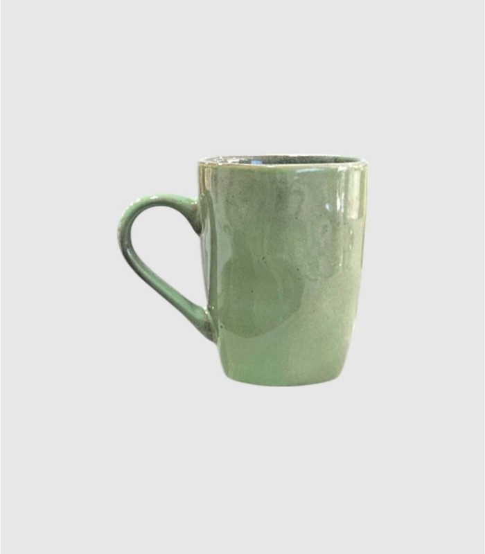 Kleine groene macaroni mok