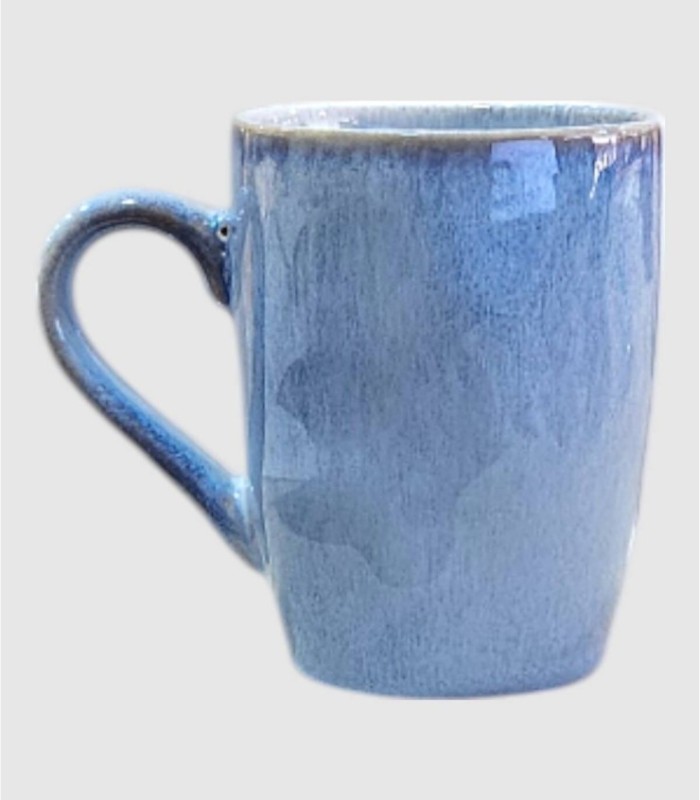 Grote blauwe Macarella koffiemok