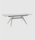 Mesa extensible rectangular Nuoro blanco
