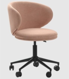 Silla oficina Hikady rosa