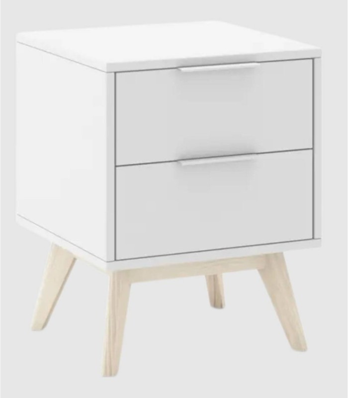 Munet 2-drawer bedside table