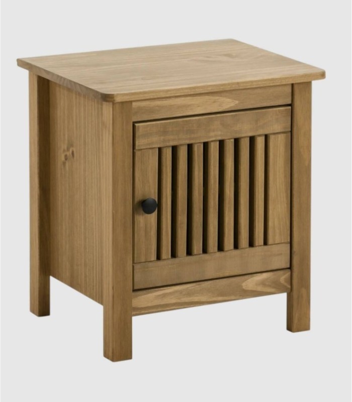 Lanzet houten bijzettafel met 1 deur