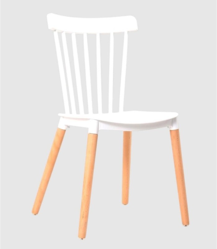 Pack 4 sillas Alna blancas