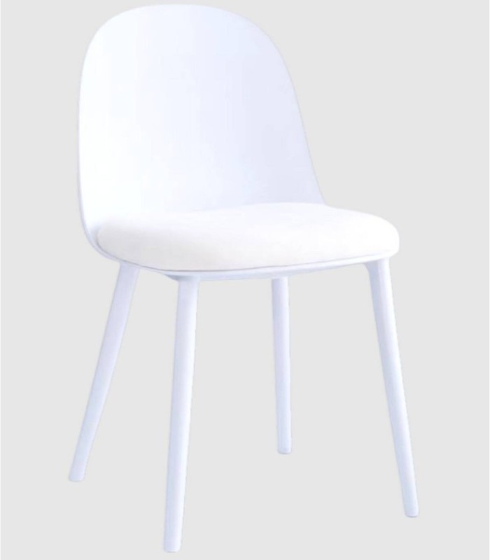 Set van 4 witte Ewing stoelen