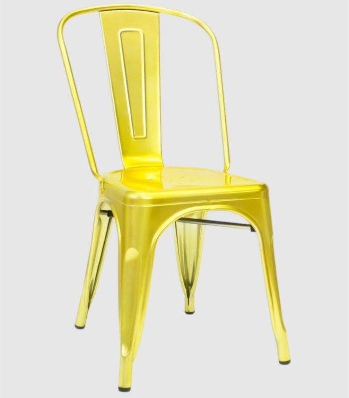 Set van 4 Linx gouden stoelen