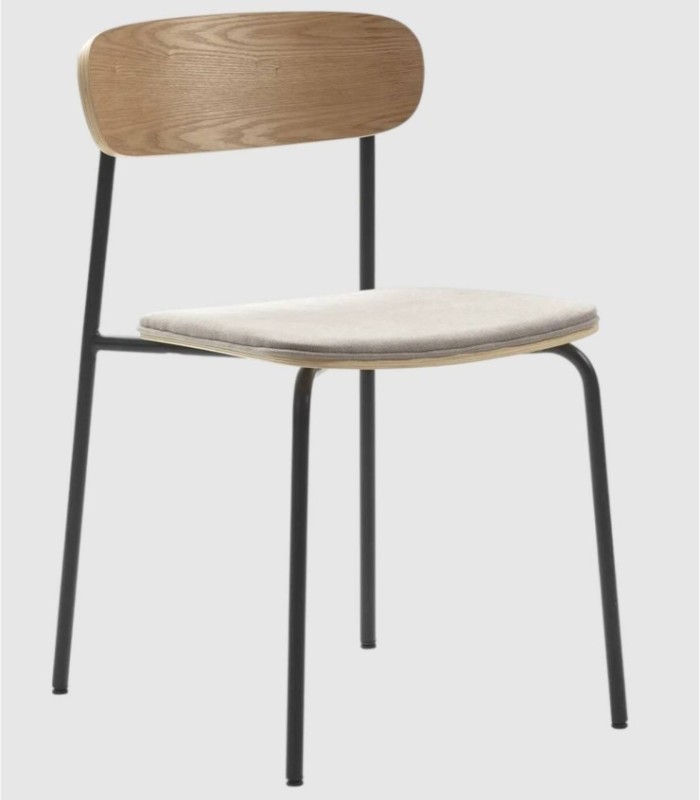 Set van 2 Basol taupe stoelen