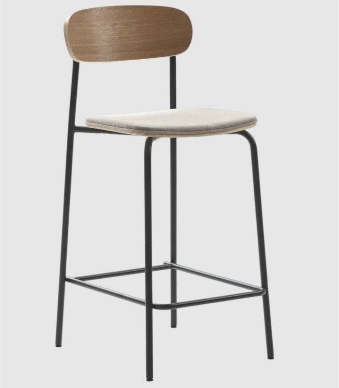 Pack 2 taburetes Basol taupe