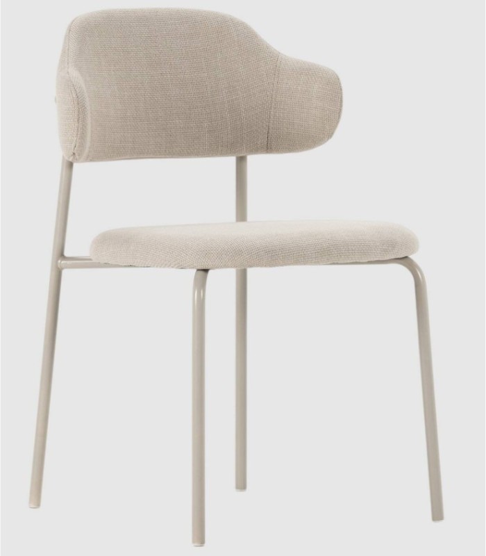 Pack of 2 beige Tamil chairs