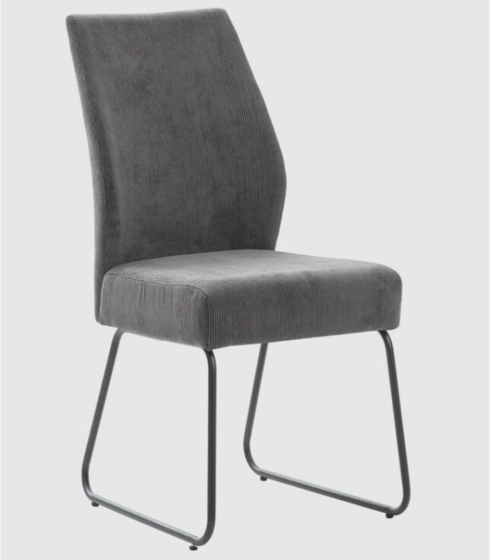 Set van 4 Armila antracietkleurige stoelen