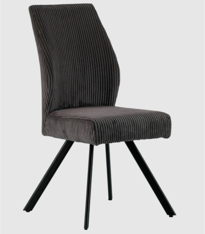 Set van 2 donkergrijze Keri-stoelen