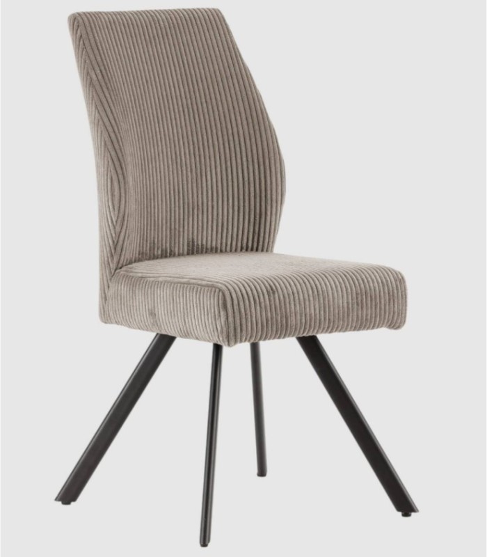Set van 2 Keri-stoelen, lichtgrijs
