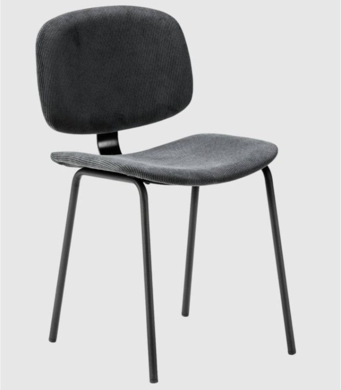 Set van 2 zwarte Dimsu-stoelen