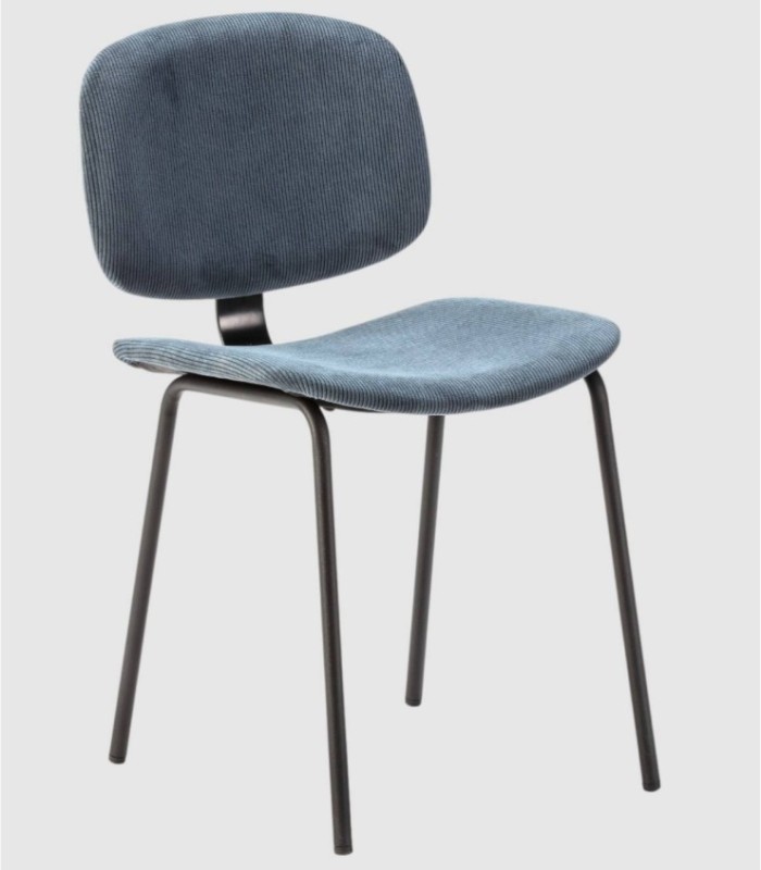 Set van 2 Dimsu blauwe stoelen