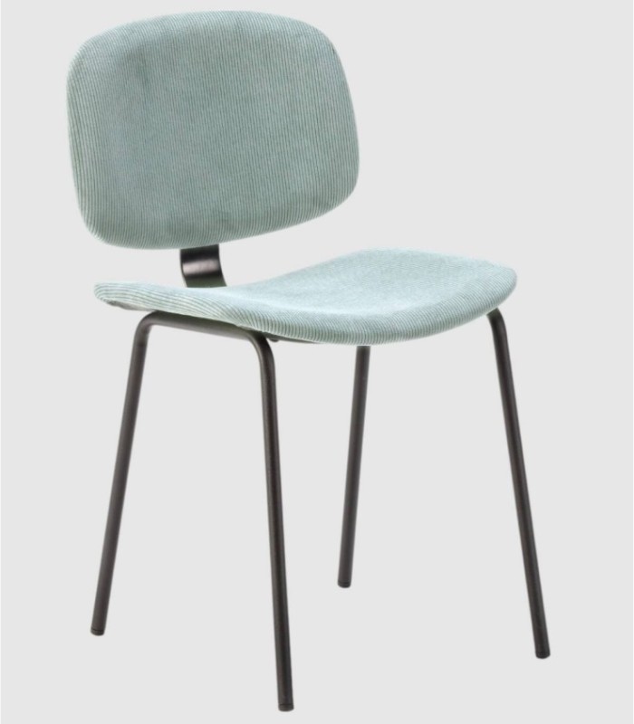 Set van 2 Dimsu stoelen in aquamarijngrijs