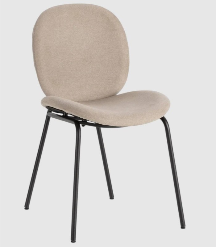Set van 2 beige Zata-stoelen
