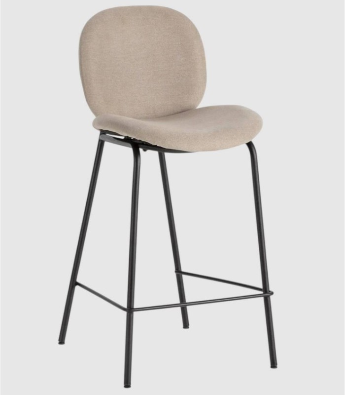 Set van 2 beige Zata-krukjes
