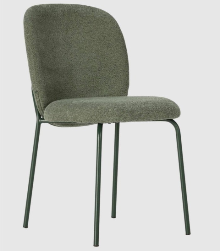 Set van 4 groene Leama-stoelen