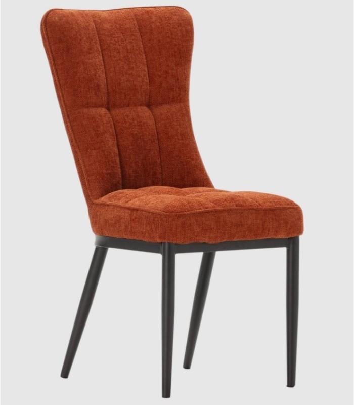 Pack of 2 Daka terracotta chairs