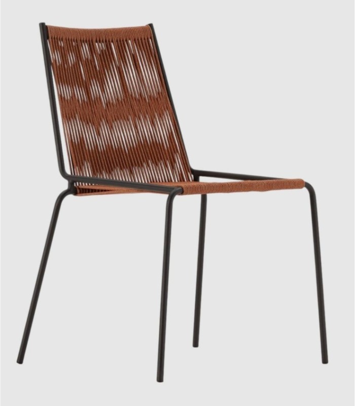 Pack of 2 Neimy terracotta chairs
