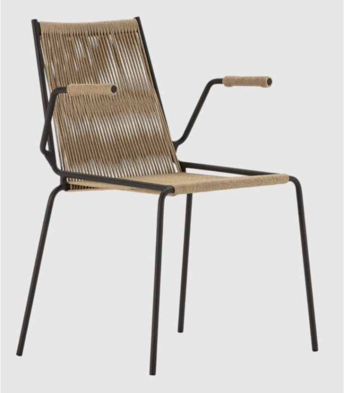 Pack of 2 Neimy cream armchairs