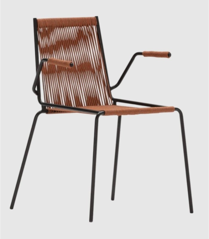 Set van 2 Neimy terracotta fauteuils