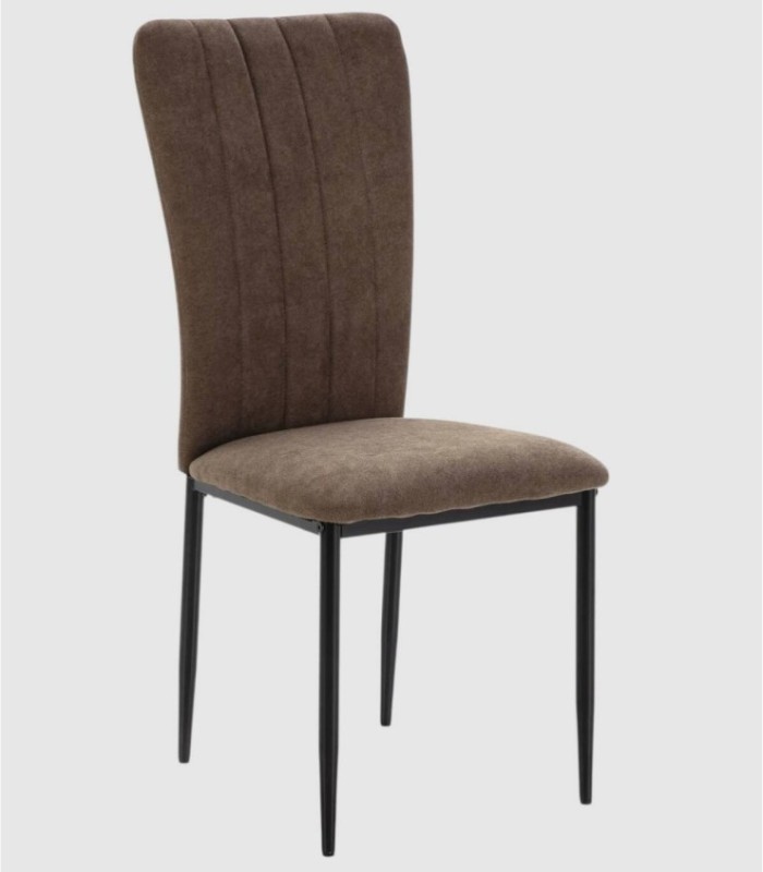 Set van 4 Tilan bruine stoelen