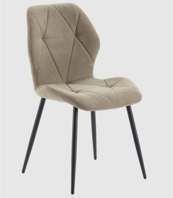 Set van 4 groene Voria-stoelen