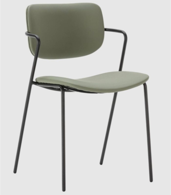 Set van 2 Zeany groene stoelen