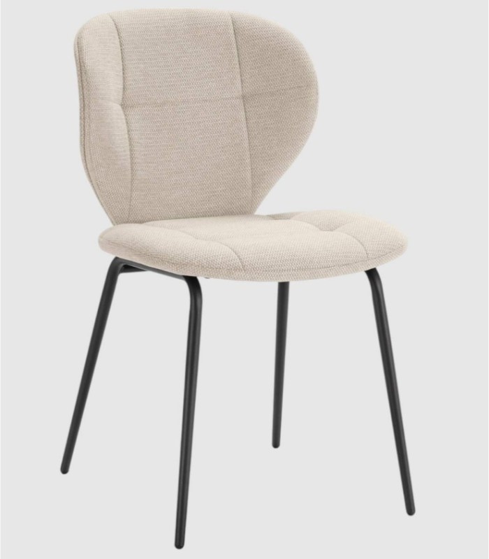 Pack of 2 Hasty beige chairs