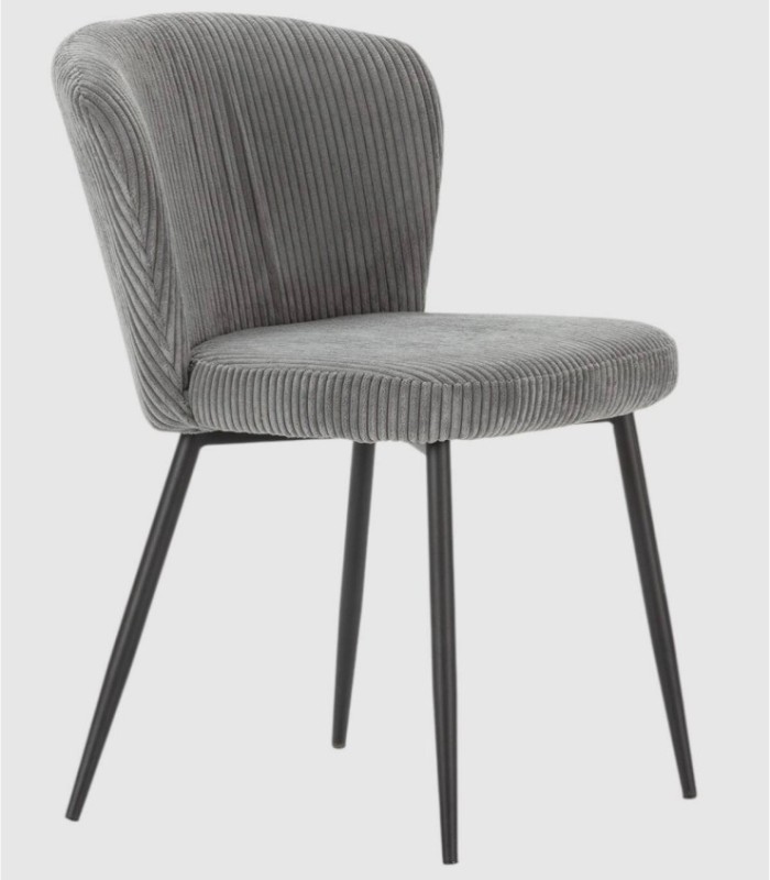 Set van 2 grijze Nisy-stoelen